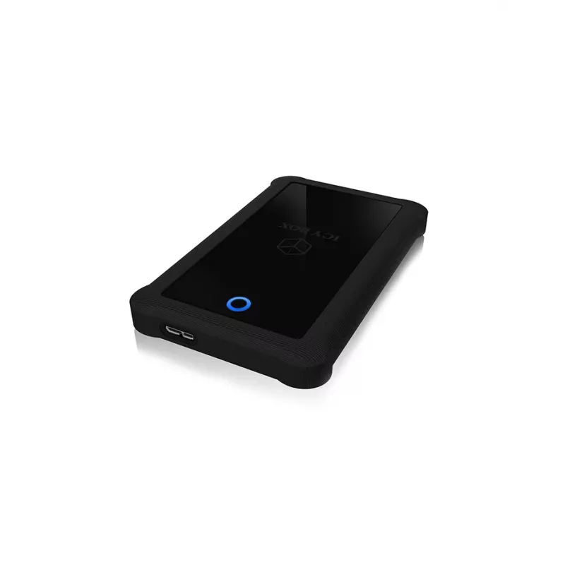 ICY BOX IB-233U3-B išorinis HDD/SSD dėklas Juodas 2.5 colio