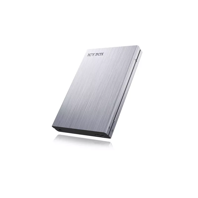 ICY BOX IB-241WP išorinis HDD/SSD dėklas, antracitas, sidabrinis, 2,5 colio