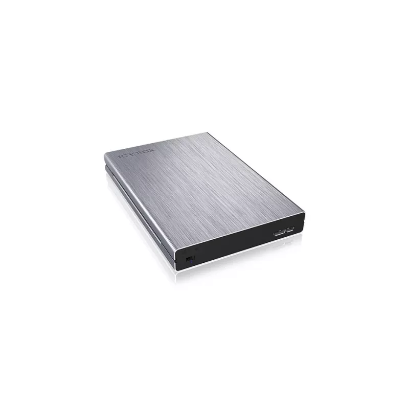 ICY BOX IB-241WP išorinis HDD/SSD dėklas, antracitas, sidabrinis, 2,5 colio