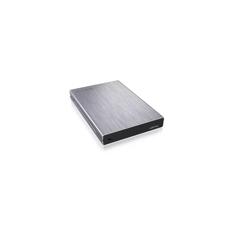 ICY BOX IB-241WP išorinis HDD/SSD dėklas, antracitas, sidabrinis, 2,5 colio
