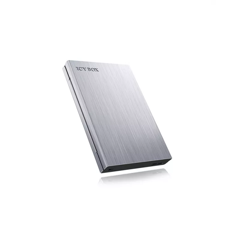 ICY BOX IB-241WP išorinis HDD/SSD dėklas, antracitas, sidabrinis, 2,5 colio