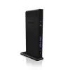 ICY BOX IB-DK2241AC USB 3.2 Gen 1 (3.1 Gen 1) Type-A juodas dokas