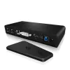 ICY BOX IB-DK2241AC USB 3.2 Gen 1 (3.1 Gen 1) Type-A juodas dokas