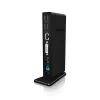 ICY BOX IB-DK2241AC USB 3.2 Gen 1 (3.1 Gen 1) Type-A juodas dokas