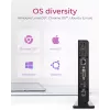 ICY BOX IB-DK2241AC USB 3.2 Gen 1 (3.1 Gen 1) Type-A juodas dokas