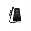 ICY BOX IB-HUB1409-C3 USB 3.2 Gen 1 (3.1 Gen 1) Type-C 5000 Mbit/s Juodas