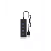 ICY BOX IB-HUB1409-U3 USB 3.2 Gen 1 (3.1 Gen 1) Type-A 5000 Mbit/s Juodas USB skirstytuvas