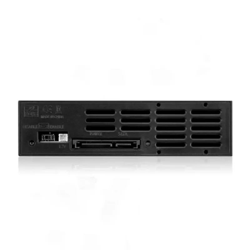 ICY BOX IB-158SSK-B 13.3 cm (5,25 colio) krepšelio plokštė Juoda