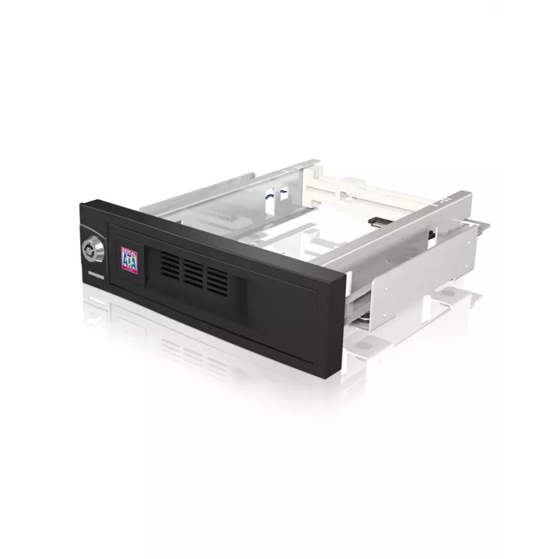 ICY BOX IB-168SK-B 13.3 cm (5.25 colio) laikiklio plokštė, juoda