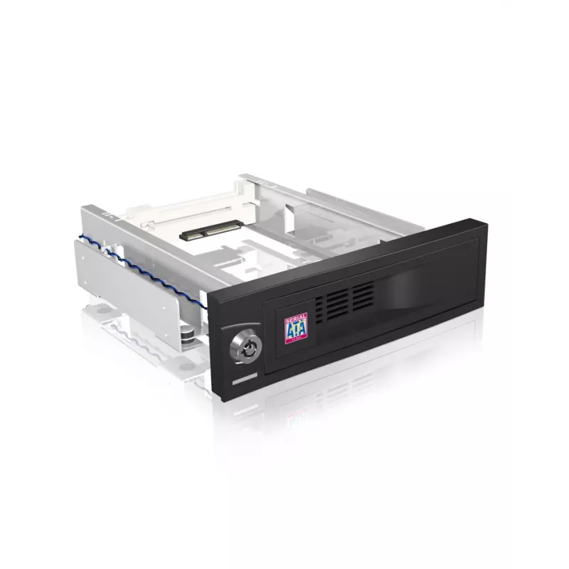 ICY BOX IB-168SK-B 13.3 cm (5.25 colio) laikiklio plokštė, juoda