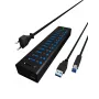 ICY BOX IB-AC6113 USB 3.2 Gen 1 (3.1 Gen 1) Type-B 5000 Mbit/s Juodas