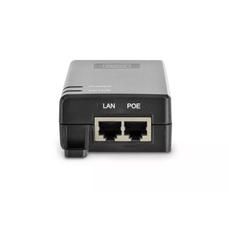 DIGITUS PoE+ maitinimo injektorius, 802.3at 10/100/1000 Mbps, išėjimas iki 48V, 30W
