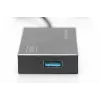 DIGITUS USB 3.0 4 prievadų šakotuvas su maitinimo adapteriu 5V/2A, aliuminio korpusas