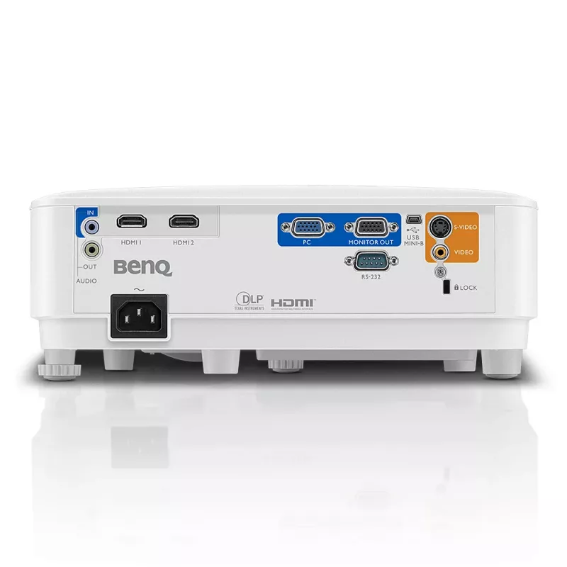 Projektorius BenQ MW550 standartinis 3500 ANSI liumenų DLP WXGA (1280x800) Baltas