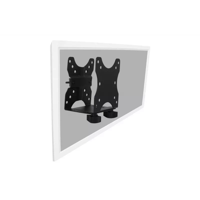 DIGITUS Daugiafunkcis mini stalinio kompiuterio laikiklis stalui, spaustuvui arba tarp monitoriaus laikiklio tvirtinimo VESA 75x75, 100x100