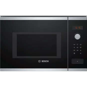 Bosch Serie 4 BFL553MS0 Kombinuota mikrobangų krosnelė Juoda, Nerūdijantis plienas Įmontuojama 25 L 900 W