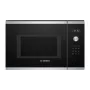 Kombinuota mikrobangų krosnelė Bosch Serie 6 BEL554MS0 – įmontuojama, 900 W, 25 L, kvarcinis grilis, konvekcija, nerūdijantis plienas