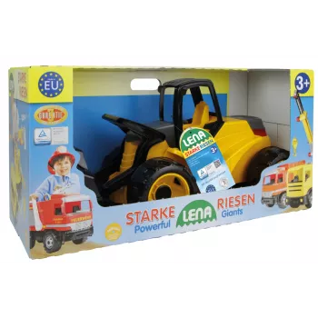 Lena GIGA TRUCKS Žemės judintuvas Pro vaikiškas ekskavatorius