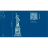 LEGO Architecture Statue of Liberty 21042 statybos rinkinys – 1 685 detalių, detalus Laisvės statulos modelis