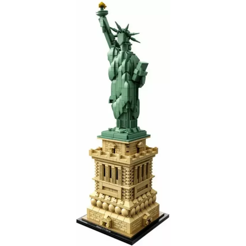 LEGO Architecture Statue of Liberty 21042 statybos rinkinys – 1 685 detalių, detalus Laisvės statulos modelis