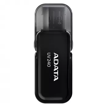 USB atmintukas ADATA UV240 32 GB USB 2.0 Type-A, juodas, su užverčiamu dangteliu