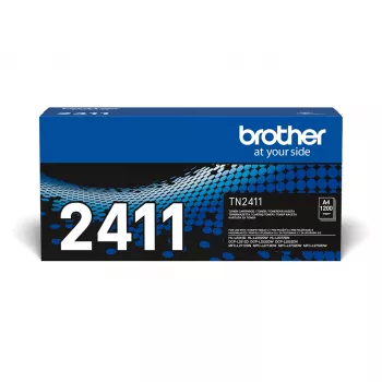 Kasetė su toneriu Brother TN-2411 juoda, 1 vnt., lazeriniam spausdinimui, ~1200 puslapių