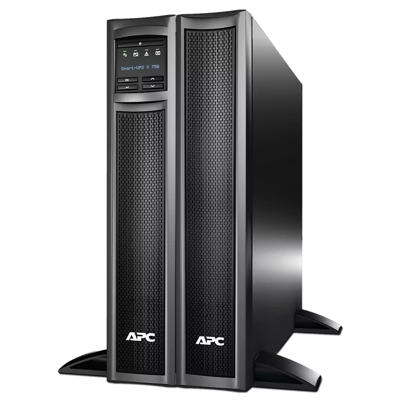 APC Smart-UPS X SMX750INC - 750VA, 8x C13 išėjimai, USB, praplečiamas veikimo laikas, tinklo valdymo kortelė