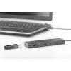 DIGITUS USB 3.0 7 prievadų šakotuvas su maitinimo adapteriu 5V/3,5A, aliuminio korpusas