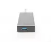 DIGITUS USB 3.0 7 prievadų šakotuvas su maitinimo adapteriu 5V/3,5A, aliuminio korpusas