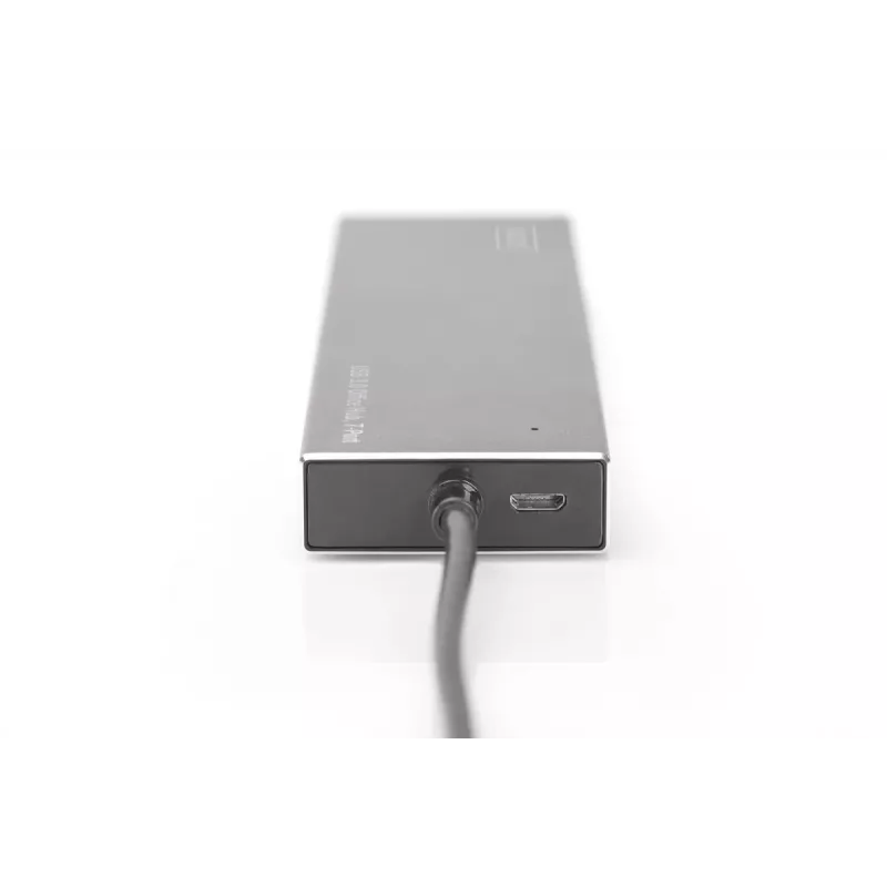 DIGITUS USB 3.0 7 prievadų šakotuvas su maitinimo adapteriu 5V/3,5A, aliuminio korpusas