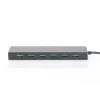 DIGITUS USB 3.0 7 prievadų šakotuvas su maitinimo adapteriu 5V/3,5A, aliuminio korpusas