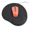 Gembird MP-GEL-B pelėdos kilimėlis su geliniu riešo atramu (240 x 220 mm) - juoda
