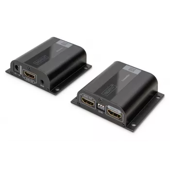 DIGITUS HDMI prailgintuvų rinkinys, 50 m per tinklo kabelį (CAT6/6a/7), EDID, 1x HDMI loop out, FHD 1080p