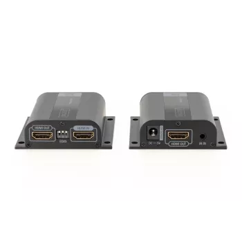 DIGITUS HDMI prailgintuvų rinkinys, 50 m per tinklo kabelį (CAT6/6a/7), EDID, 1x HDMI loop out, FHD 1080p