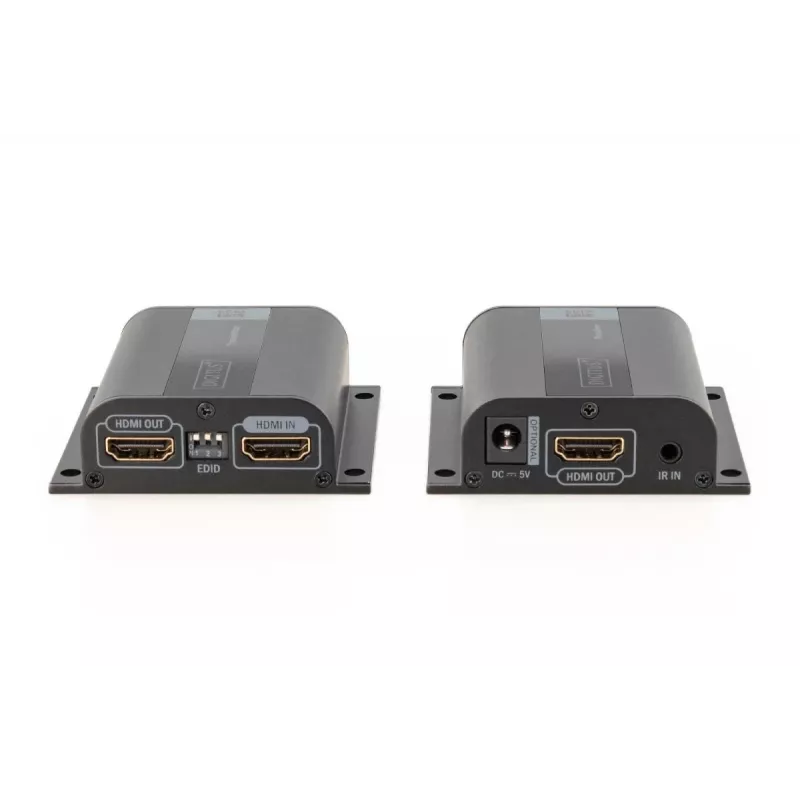 DIGITUS HDMI prailgintuvų rinkinys, 50 m per tinklo kabelį (CAT6/6a/7), EDID, 1x HDMI loop out, FHD 1080p