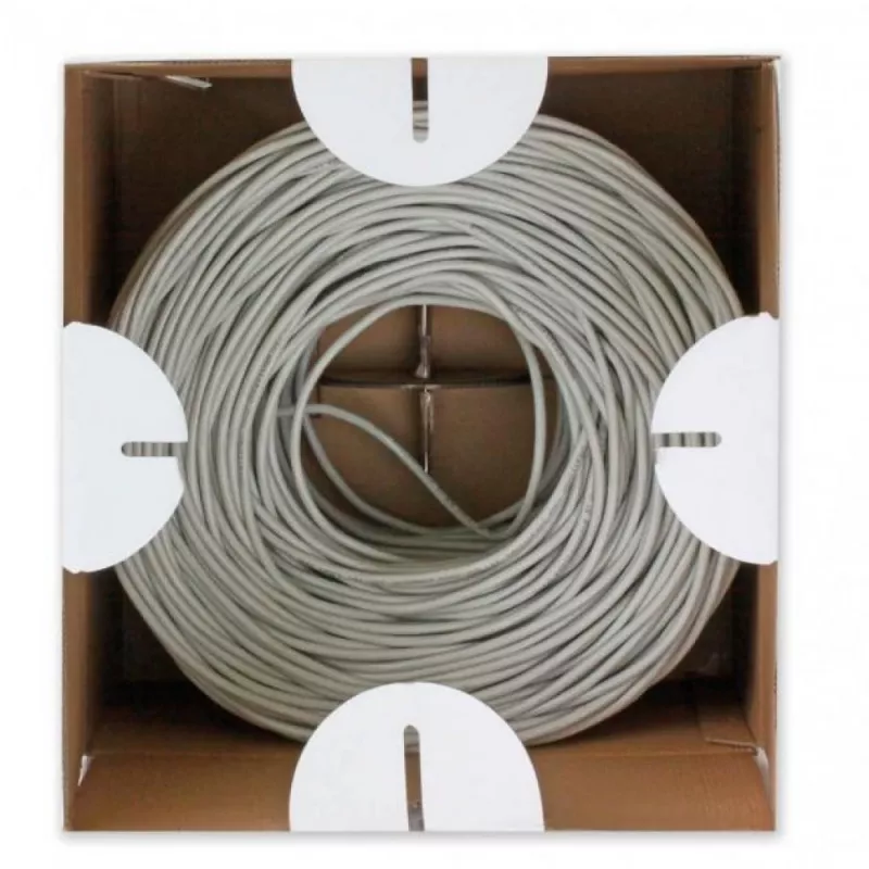 Techly ITP9-FLU-0305 tinklo kabelis pilkas 305 m Cat6 U/UTP (UTP)