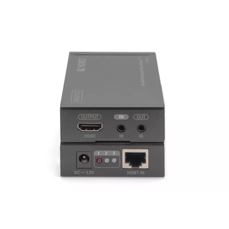 DIGITUS 4K HDMI prailgintuvo rinkinys, HDBaseT 70 m per tinklo kabelį (Cat 5E, 6, 7) UHD 4K2K/30 Hz