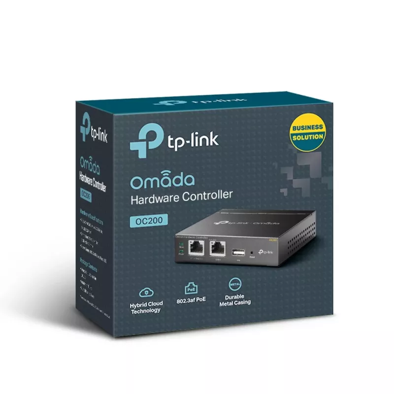 TP-Link Omada OC200 aparatinis valdiklis, juodas, 1200 MHz, 1024 MB DDR3