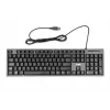 Laidinė klaviatūros ir pelės rinkinys IBOX IKMS606 – pilno dydžio QWERTY JK anglų klaviatūra, USB, juoda, pelė 800 DPI