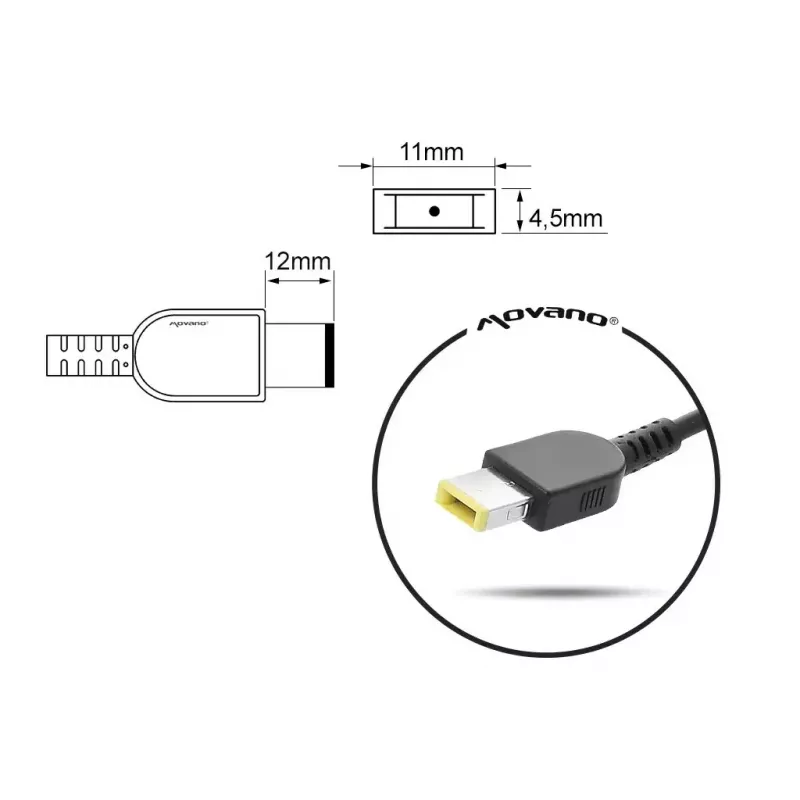 Maitinimo adapteris MITSU, skirta Lenovo, 20V 4.5A, modelis 5ZM041