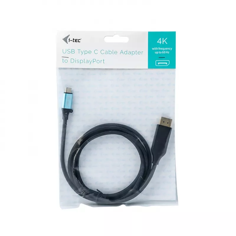 i-tec USB-C į DisplayPort adapterio laidas 4K / 60 Hz 150 cm