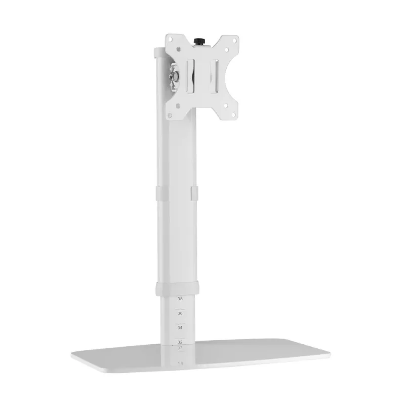 Techly ICA-LCD 260 monitor stovas 68.6 cm (27 col.) stalas Baltas
