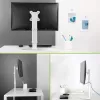 Techly ICA-LCD 260 monitor stovas 68.6 cm (27 col.) stalas Baltas