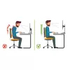 Techly ICA-LCD 260 monitor stovas 68.6 cm (27 col.) stalas Baltas