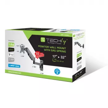 TV / monitorio laikiklis Techly ICA-LCD G112, 17–32 colių, juodas