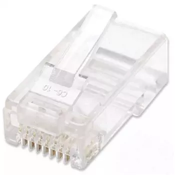 Intellinet RJ45 Kištukai, Cat5e, UTP, 3 kontaktai, kietai vielai, 15 µ auksuoti kontaktai, 100 vnt.
