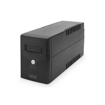 DIGITUS Line-Interactive UPS 600 VA / 360 W, 12 V / 7 Ah x1, 2x CEE7/7, AVR, LED, DP