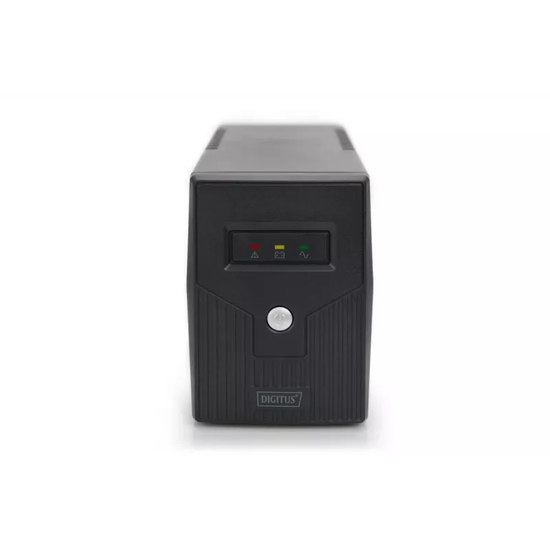 DIGITUS Line-Interactive UPS 600 VA / 360 W, 12 V / 7 Ah x1, 2x CEE7/7, AVR, LED, DP
