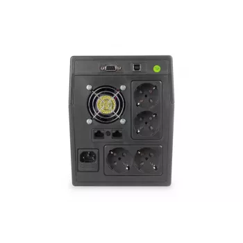 DIGITUS linijinis-interaktyvus UPS 1500 VA/900 W 12V/9Ah x2 4x CEE7/7 AVR USB