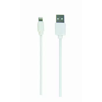 GEMBIRD USB į 8 kontaktų įkrovimo ir duomenų laidas, 1 m – Baltas